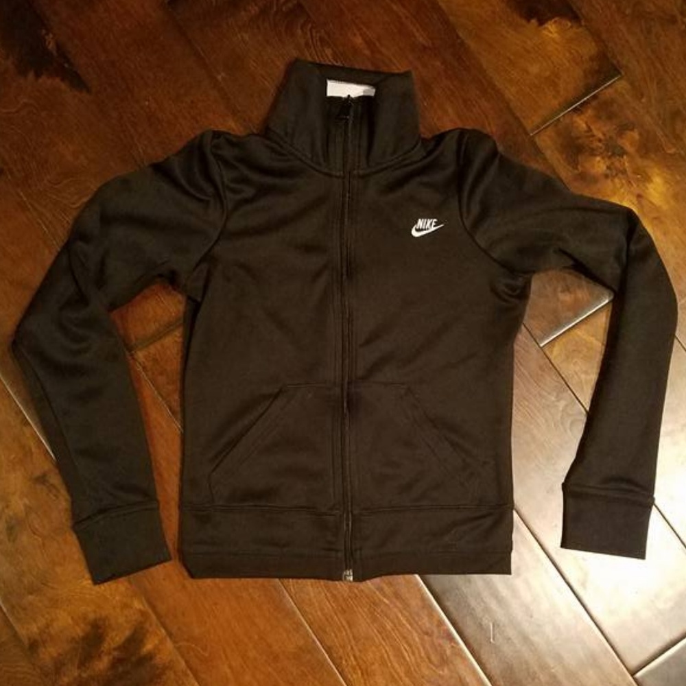 Nike women black track jacket